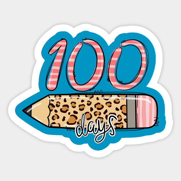 100 Days of School Girl Sticker by sevalyilmazardal